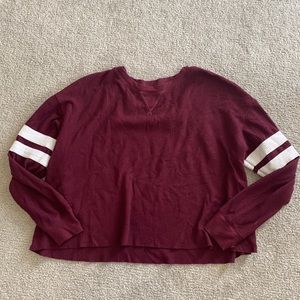 cute long sleeve crop top